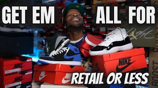 GET FRESH FOR RETAIL OR LESS!! WHAT A TIME TO BUY SHOES AVAILABLE RETAIL OR LESS W ON FEETS!!