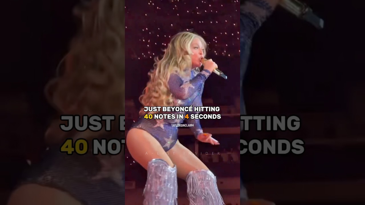 Beyonce Hitting 40 Notes In 4 Seconds!!!! #beyonce #cowboycarter