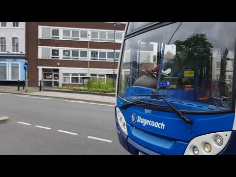 Here is the stagecoach bus 36917 on the number 19 in Aldershot