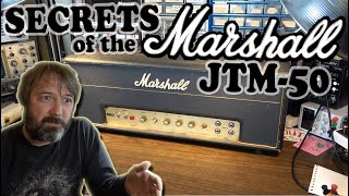 Video thumbnail for Inside a $10K Amp | Secrets of the 1967 Marshall JTM50 BLACK FLAG Plexi | REPAIR & DEMO by The Guitologist