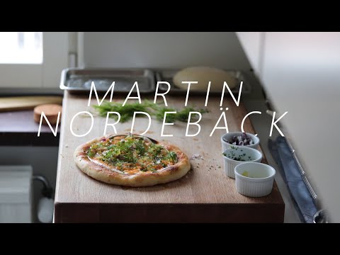 Löjromspizza med créme fraiche