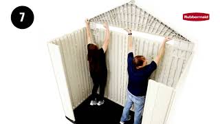 Rubbermaid 7’ x 3.5’ Shed Installation