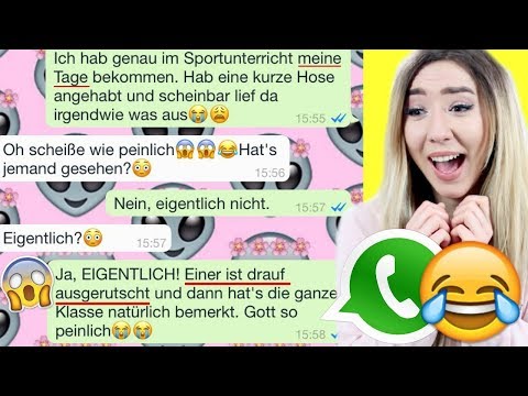 PERIODEN WHATSAPP FAILS die wirklich zum LACHEN sind