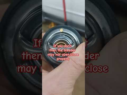 Did you know this about your thermostat seal? Overheating after a new thermostat?