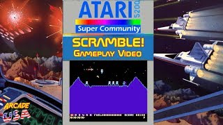 Atari 5200 Scramble Homebrew Gameplay