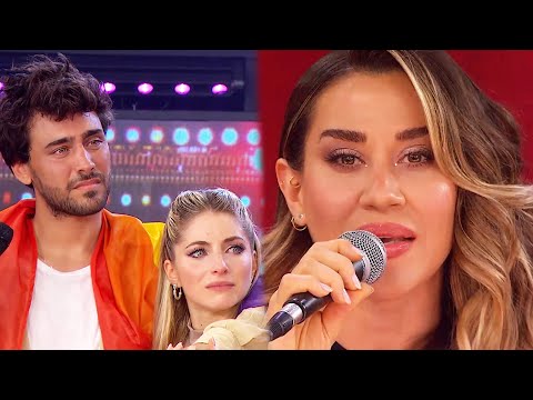 Jimena Barón fue atravesada por la emoción y le dio su primer 10 a Lizardo Ponce