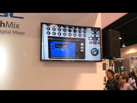 NAMM '14 - QSC TouchMix Compact Digital Mixers