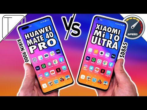 Huawei Mate 40 Pro vs Xiaomi Mi 10 Ultra Speed Test