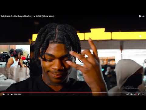 GucciHypeReacts [BabyDiablo ft. J3GetBusy & MohBrazy - M BLOCK] Reaction