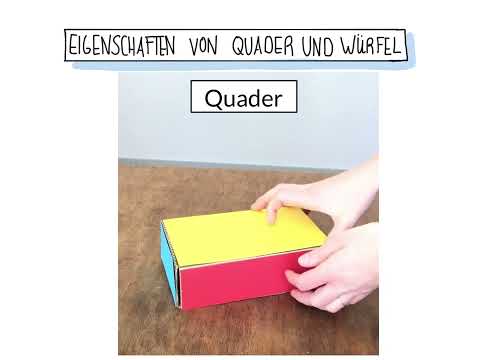 Eigenschaften von Quader und Würfel
