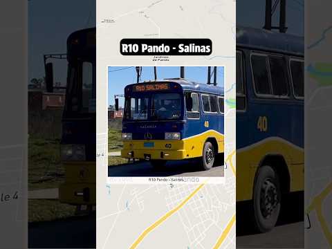 R10 Pando - Salinas #r10rutasdelnorte #rutasdelnorte #busesuy #canelones #uruguay