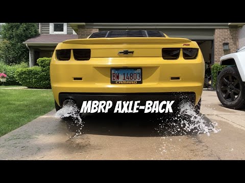 V6 Camaro Muffler Delete - MBRP Axle-Back Exhaust (Before And After)