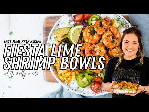 Fiesta Lime Shrimp Bowls