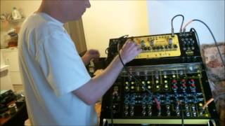 Modded Metasonix D-1000 drum machine into Metasonix Reverb prototype module by Mecanikill?