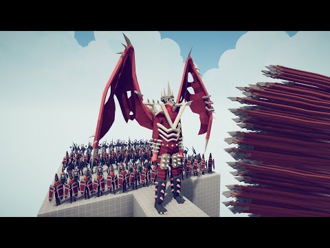 100x EVIL ARMY + GIANT vs EVERY GOD | Totally Accurate Battle Simulator TABS