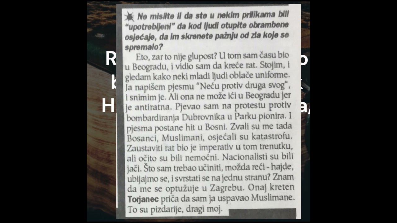 Je li Šerbedžija 1991. zlouptrijebljen za ratne ciljeve? #povijestplus #shorts