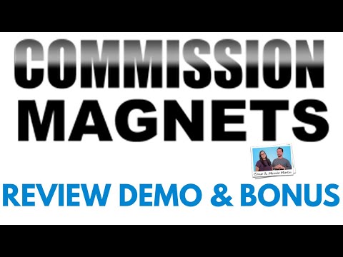 Commission Magnets Review Demo Bonus - A Variety of DFY Bridge Page Affiliate Funnels Video