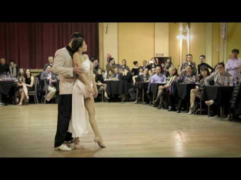  Esteban Domenichini  and  Melody Celatti  are  dancing  at  Tango Secrets Festival  in  2016