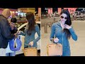 Nora Fatehi Looks Glamorous Fly From Mumbai To Dubai Spotted At Airport MS Shorts MS Bollywood