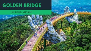 Da Nang Golden Bridge on Ba Na Hills , Vietnam