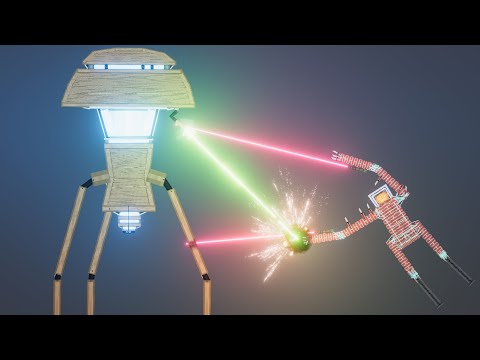 The Juggernaut Synth vs Brick Golem Fighting - People Playground 1.22.3