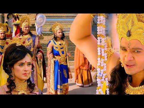अतिथि के रूप में हस्तिनापुर में आये शिशुपाल ने द्रौपदी के बारे में अपशब्द कहे  || Suryaputra Karn ||