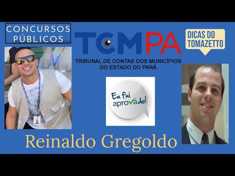 Entrevista com Reinaldo Gregoldo - 1 lugar para Auditor de Controle no TCE TO e 4 lugar no TCM PA