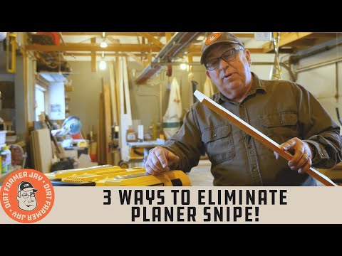 3 Ways to Eliminate Planer Snipe!