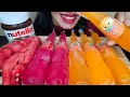 WATERMELON CHOCOLATE NUTELLA SHATOOT ORANGE FROST MUKBANG ASMR EATING SOUND