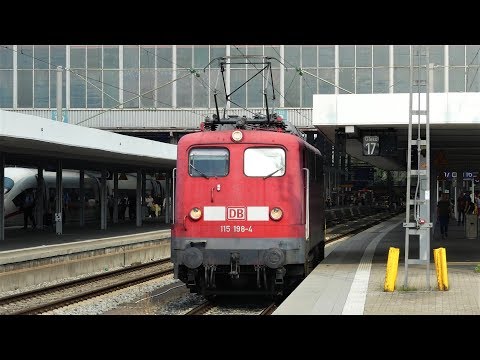 Viel Altbau in München Hbf! U.a. mit BR 111, 115, 218 und Wiko