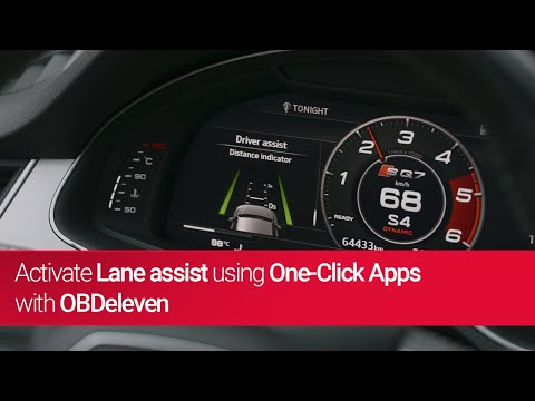 Part of a video titled How to add lane assist in Audi & Volkswagen vehicles - YouTube