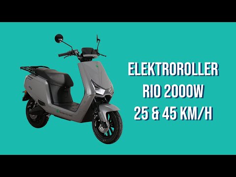 GreenStreet Elektroroller Rio 2000 W 25 & 45 km/h