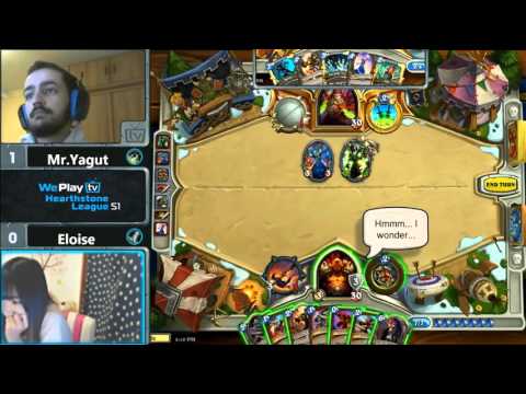 Weplay Hearthstone League Day #2 Mr.Yagut vs Eloise [RUS]