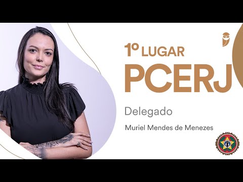 Concurso PC RJ: Muriel de Menezes - 1º lugar - Delegado