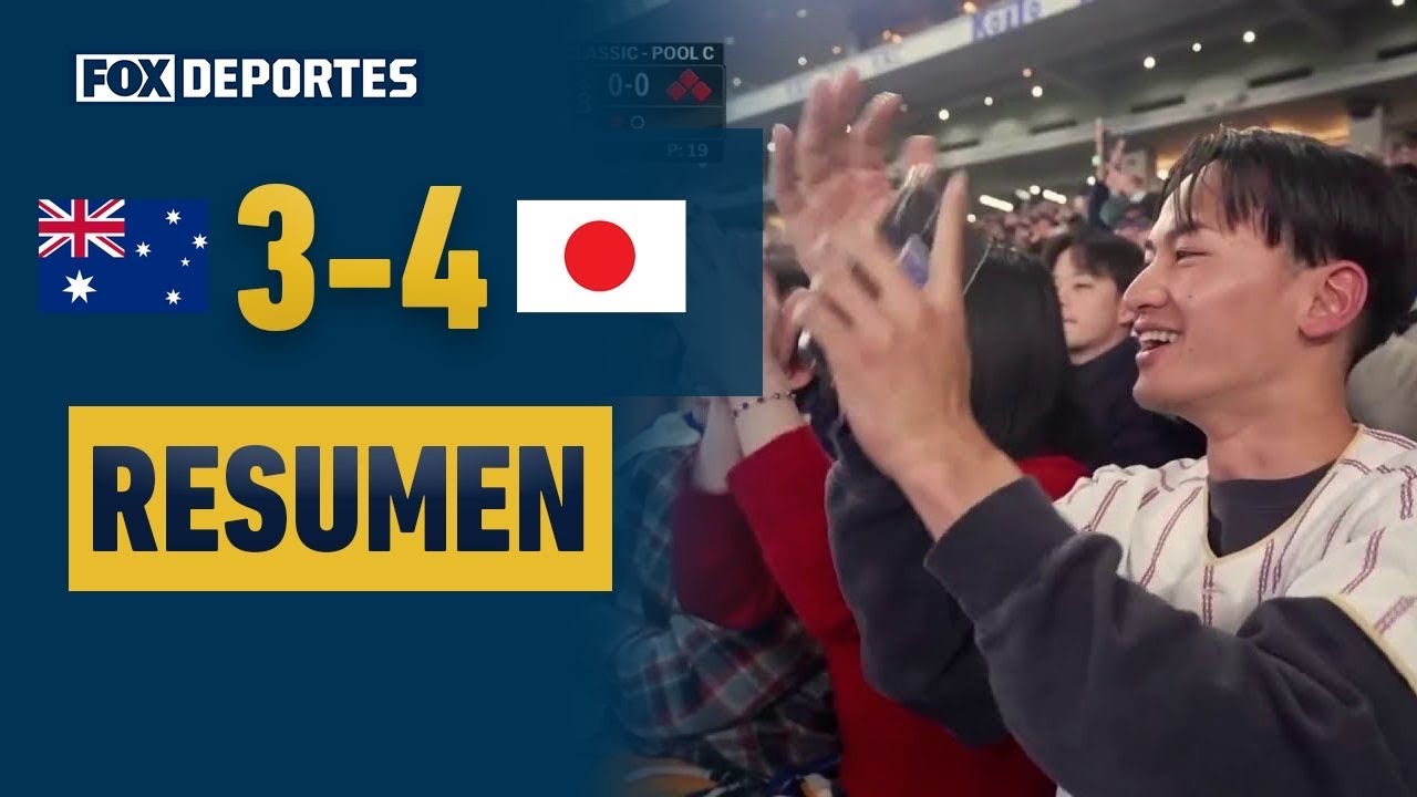 SUFRIÓ PERO GANÓ | Australia 3-4 Japón | HIGHLIGHTS | World Baseball Classic 2026 | #WBCenFOX