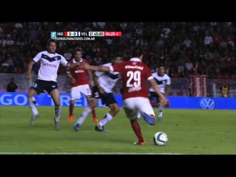 Gol de Rodríguez. Independiente 1 - Vélez 0. Fecha 30. Primera División 2015. FPT