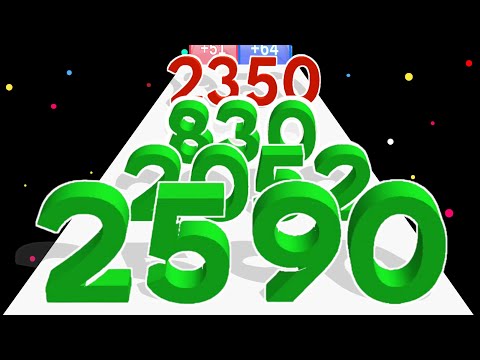 STACK RUN: Level Up Number, Math Games (ASMR Gameplay) Part 2