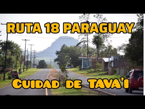 Ruta 18 Paraguay R18PY zona TAVA'I