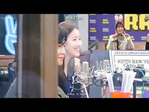 rowoon's reaction to hyeyoon aegyo on idol room (Extraordinary You)