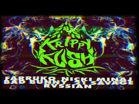 Farruko, Nicki Minaj, Bad Bunny - Krippy Kush (Remix)[Lyric Video] ft. 21 Savage, Rvssian