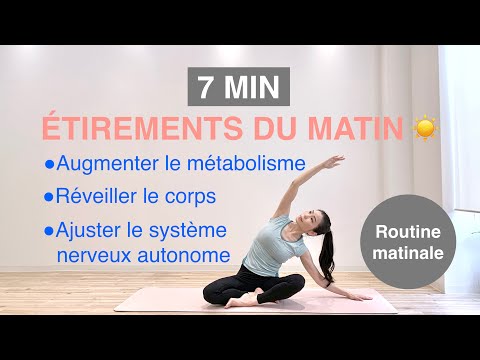 7 MIN ÉTIREMENTS DU MATIN pour réveiller le corps//7 MIN MORNING STRETCHES to wake up your body