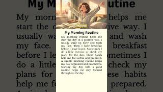 Morning routine#english  #storytime #reading #englishspeaking #englishlearning #shorts #shortsvideo