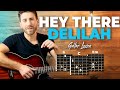 Hey There Delilah Guitar Tutorial (Plain White T's) Easy Chords Guitar Lesson