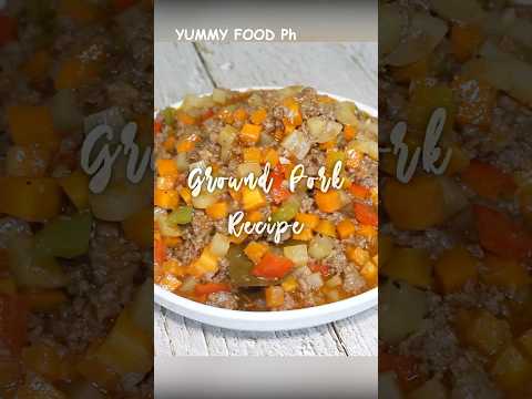 EASY Ground Pork Recipe 🥘 | How to Make FLAVORFUL Filipino Giniling (Perfect for Family Dinners!)