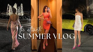 SUMMER DIARIES VLOG ♡ Lebanese Parties & Wedding *Last Minute Dress Hunting*, Movies... فلوج صيفي