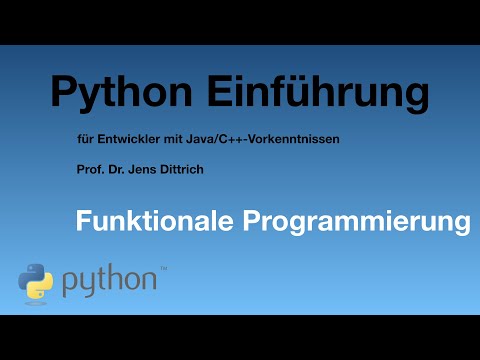 Python Einführung: List Comprehensions und Funktionale Programmierung