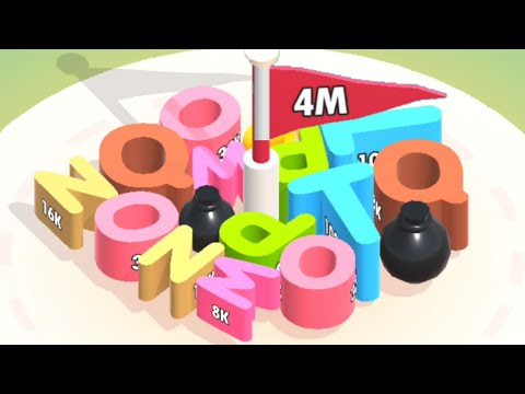 Merge Blocks 3D - 2048 Puzzle ABC Unlock 2048k,4M - iOS,Android Gameplay Walkthrough Part 9