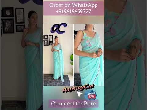 Modern Cutwork Georgette Sarees