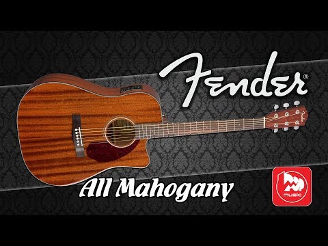 Обзор электроакустической гитары Fender CD-60SCE All Mahagony