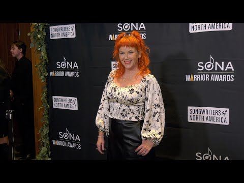 Kay Hanley 2023 SONA Warrior Awards Red Carpet Arrivals | Letters to Cleo Vocalist